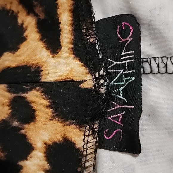 Cheetah A-line Skirt - Picture 2 of 6